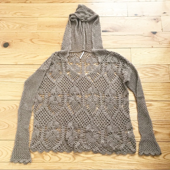 Free People Sweaters - Free People | Knitted hooded Sweater S